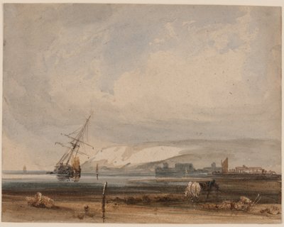 Blick entlang der Küste von Francois Louis Thomas circle of Francia